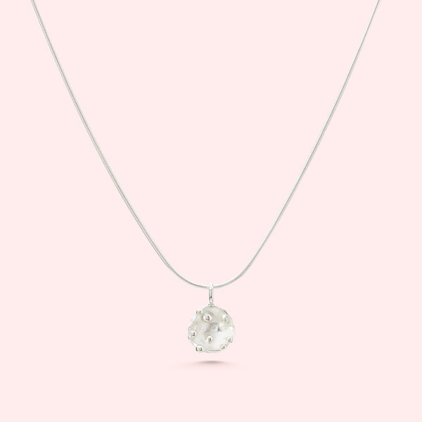 Flora Necklace -Silver